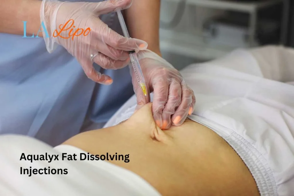 woman having fat dissolving injections Waltham Cross in the stomach