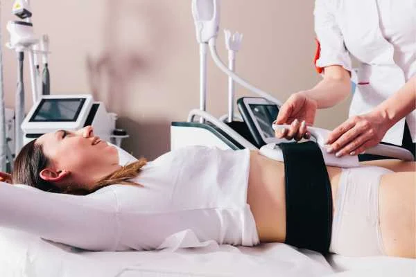 woman having body sculpting to help improve her body image and her mental health Waltham Cross