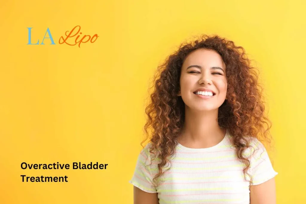woman smiling about overactive bladder treatment Waltham Cross solutions