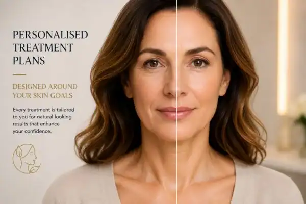 Before and after results of Collagen Lift Therapy Waltham Cross