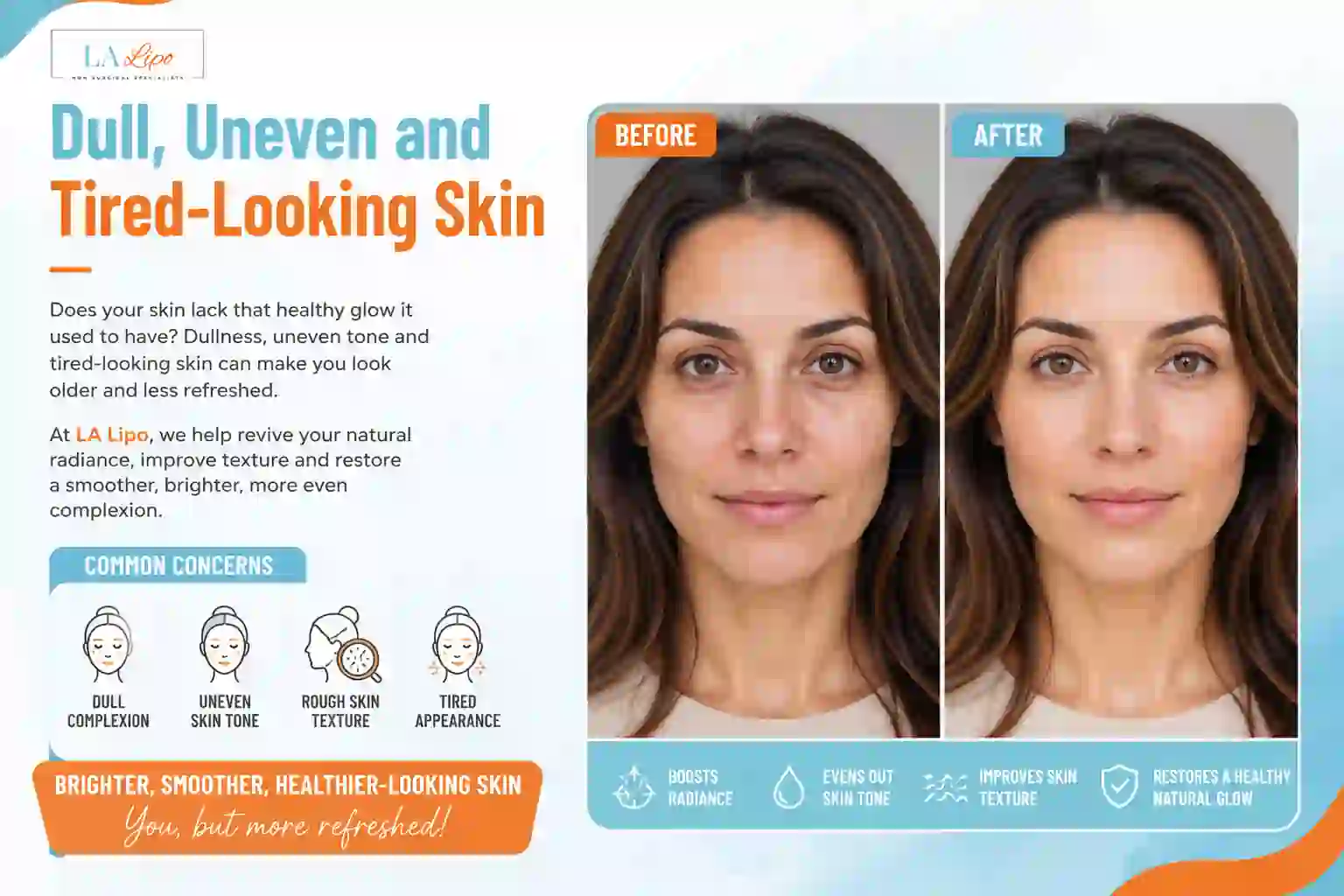 Sign #5: Dull, Uneven and Tired-Looking Skin Waltham Cross